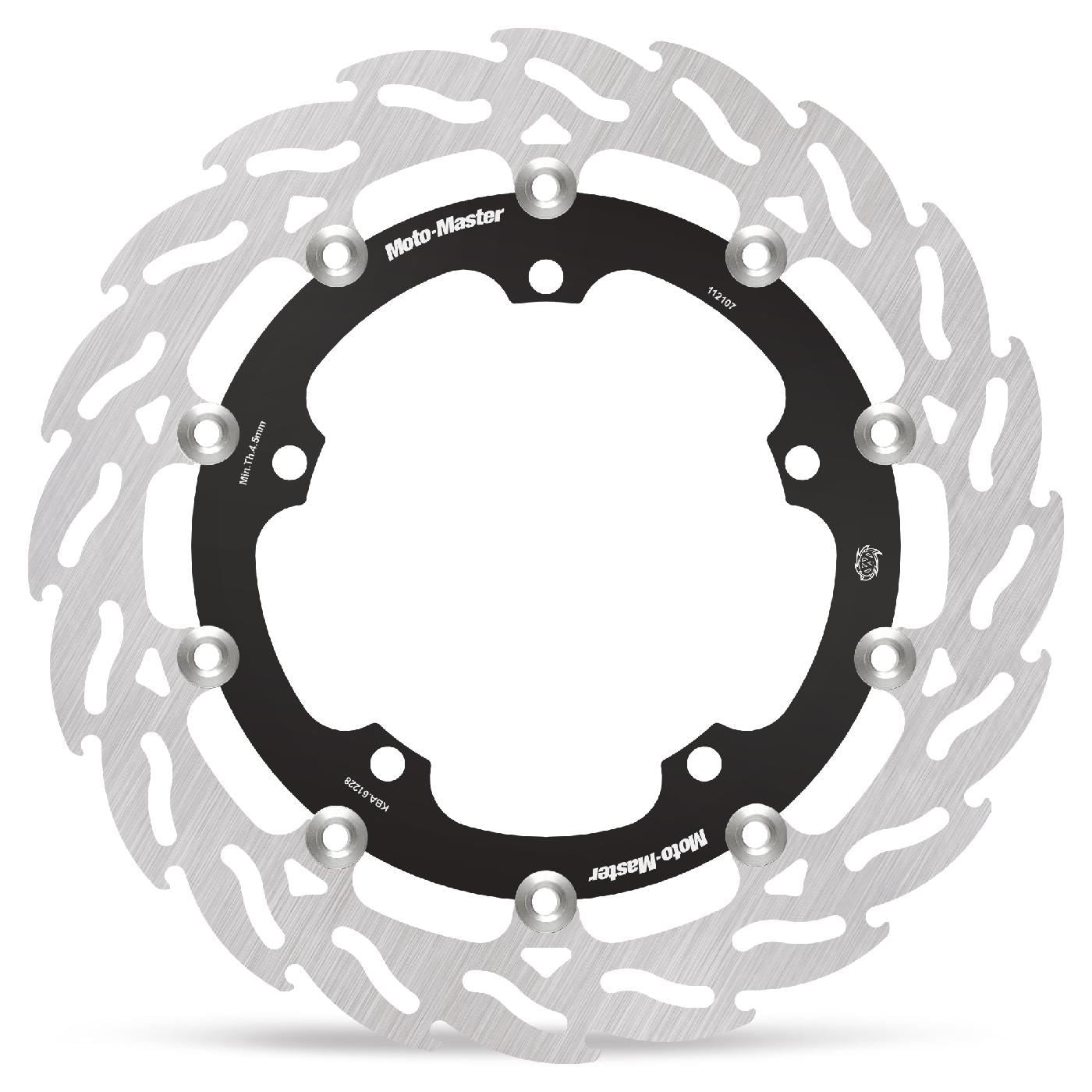 Moto-Master Front Right Floating Flame Series 320 mm For Triumph Speed 94 R 1050 2015-2016